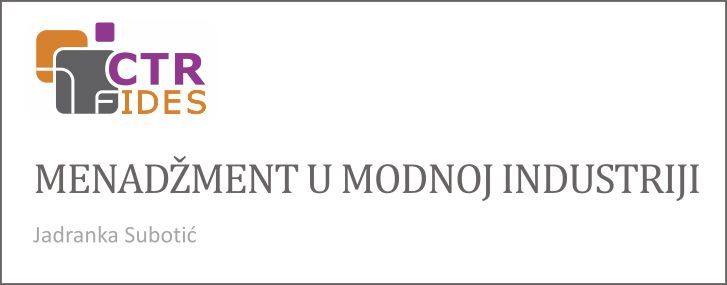 Menadzment u modnoj industriji Jadranka Subotic